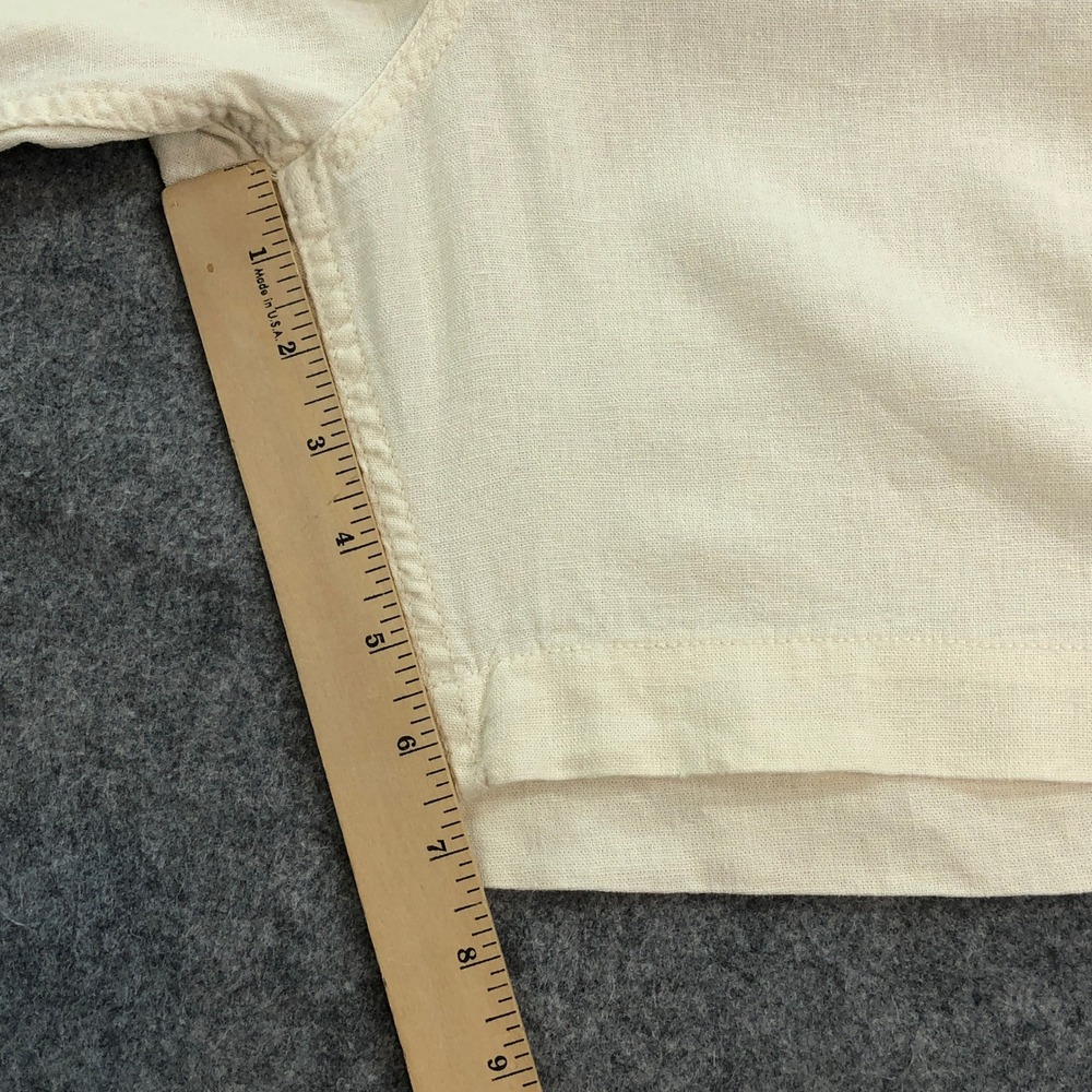 Lucky Brand Mens Shorts 36 Linen Blend Cream Ivory Flat Front High Rise - Picture 10 of 13